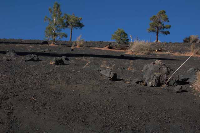 a mountain of ash